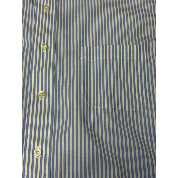 Brooks Brothers Madison Striped Non Iron Supima Cotton Dress Mens 16 1/2 35 - Picture 2 of 8